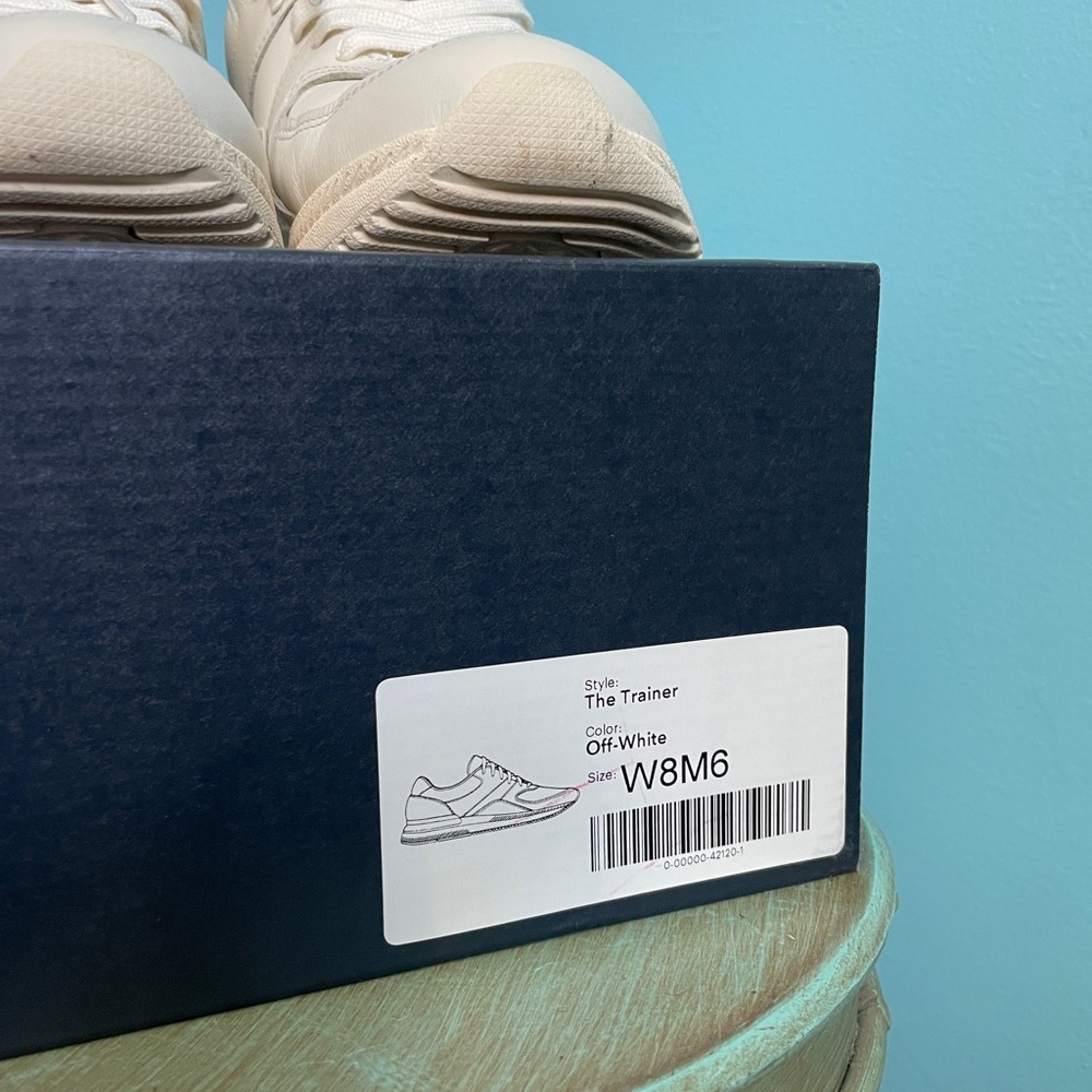 Everlane Women's White Leather Sneakers - Picture 6 of 6